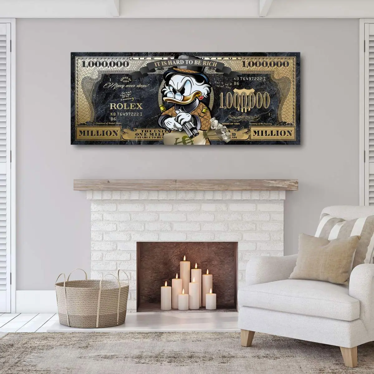 Blattgold Wandbild Kunstgestalten24
