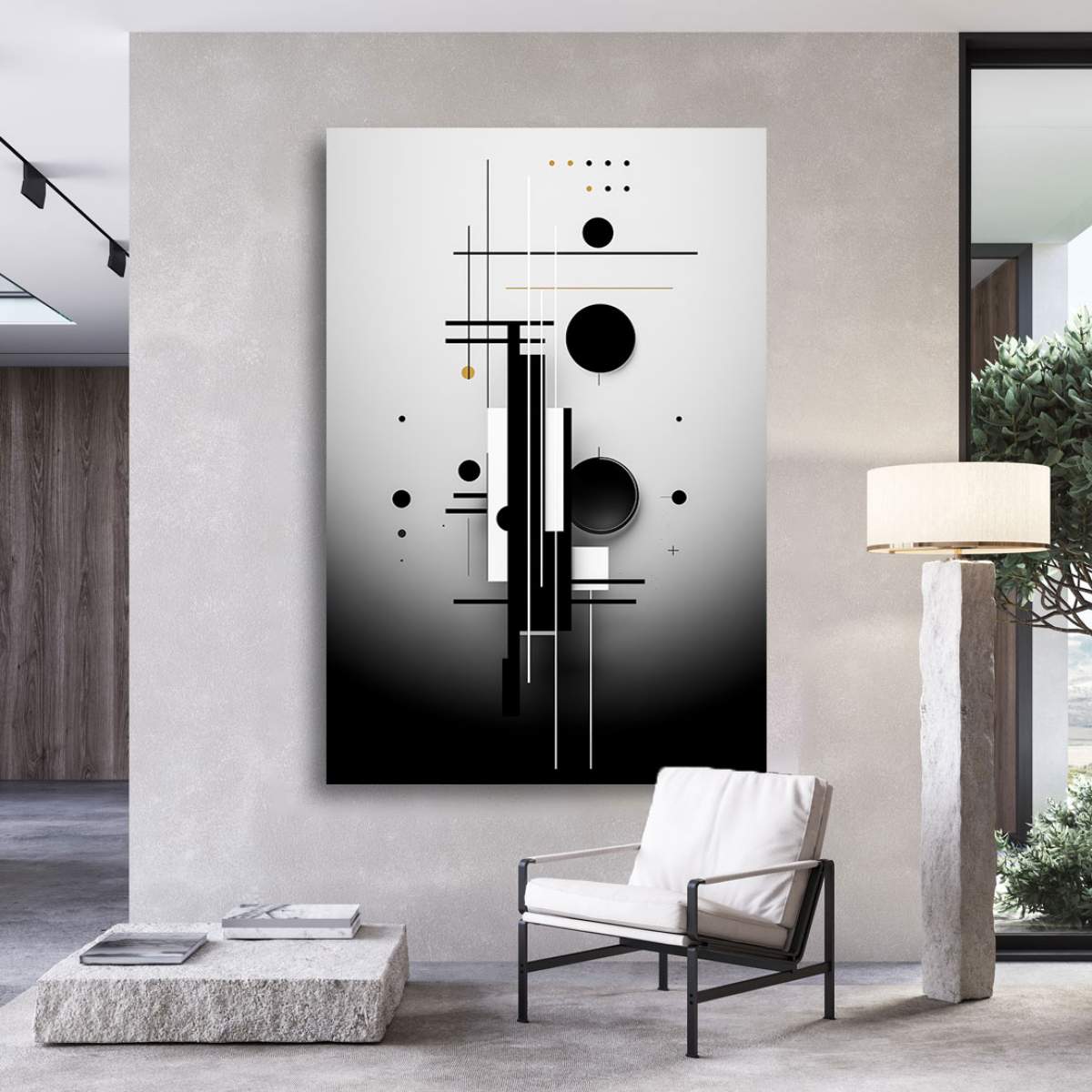 Minimalismus Wandbild von Kunstgestalten24