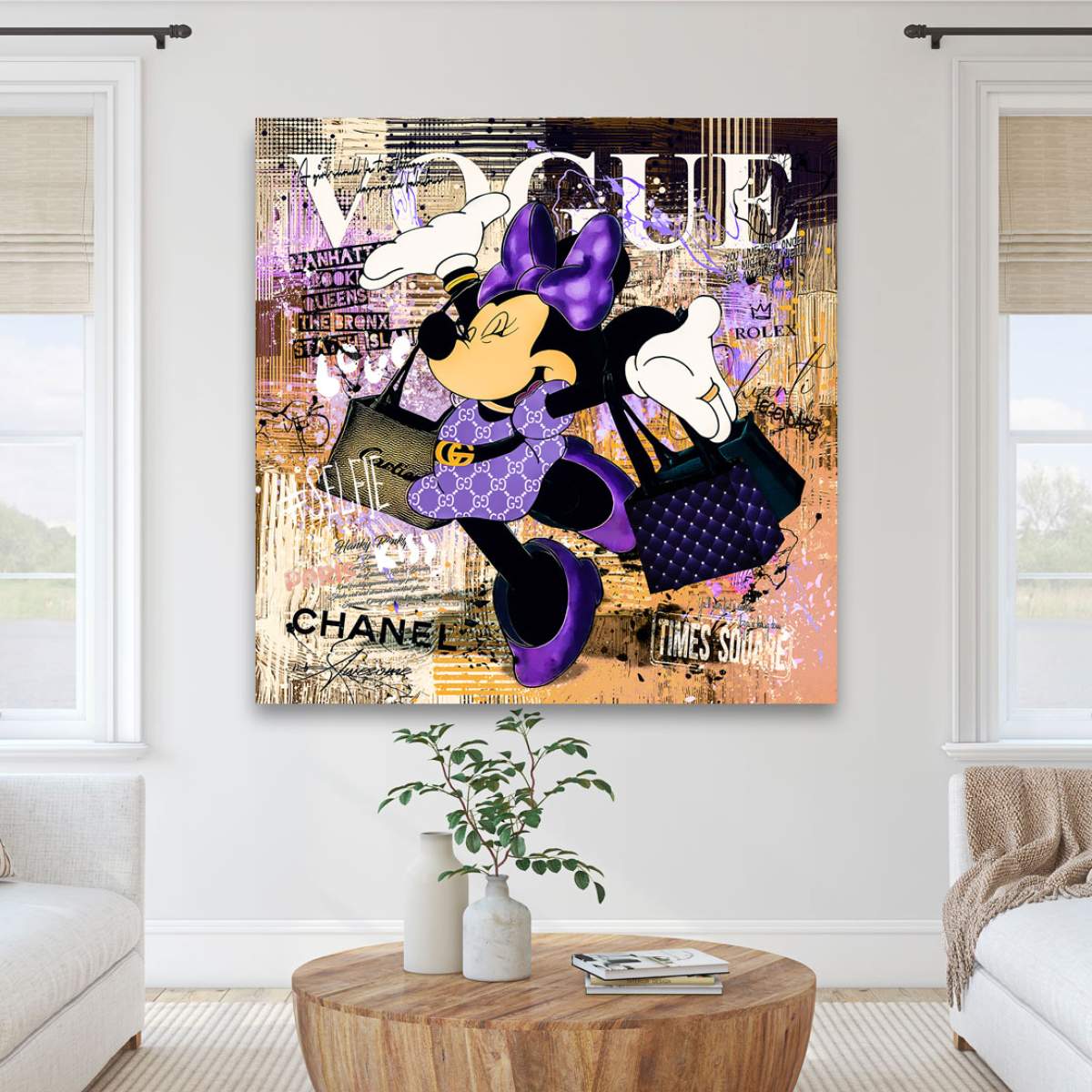 Minnie Wandbild von Kunstgestalten24