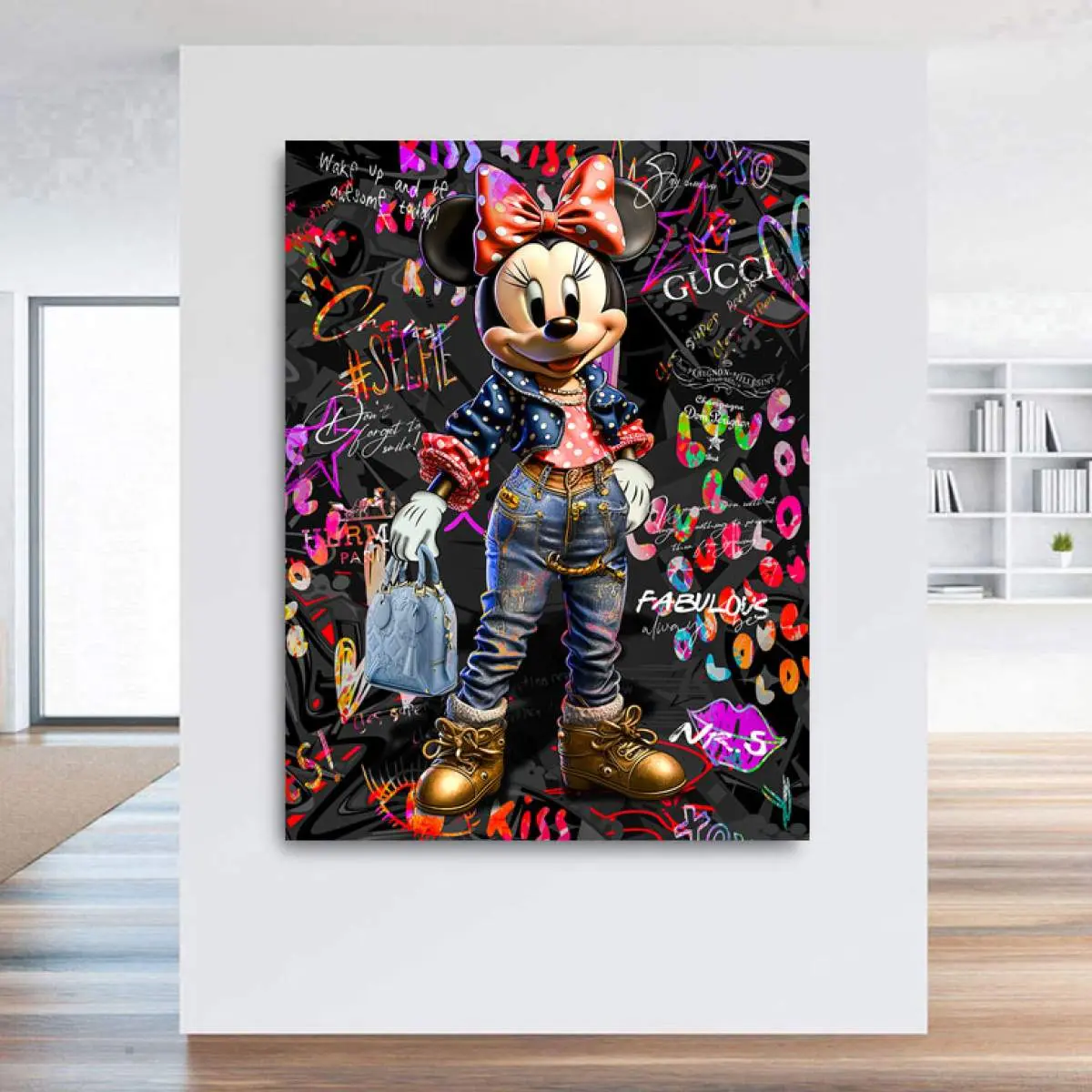 Wandbild Minnie Kunstgestalten24 Wandbild Minnie Kunstgestalten24
