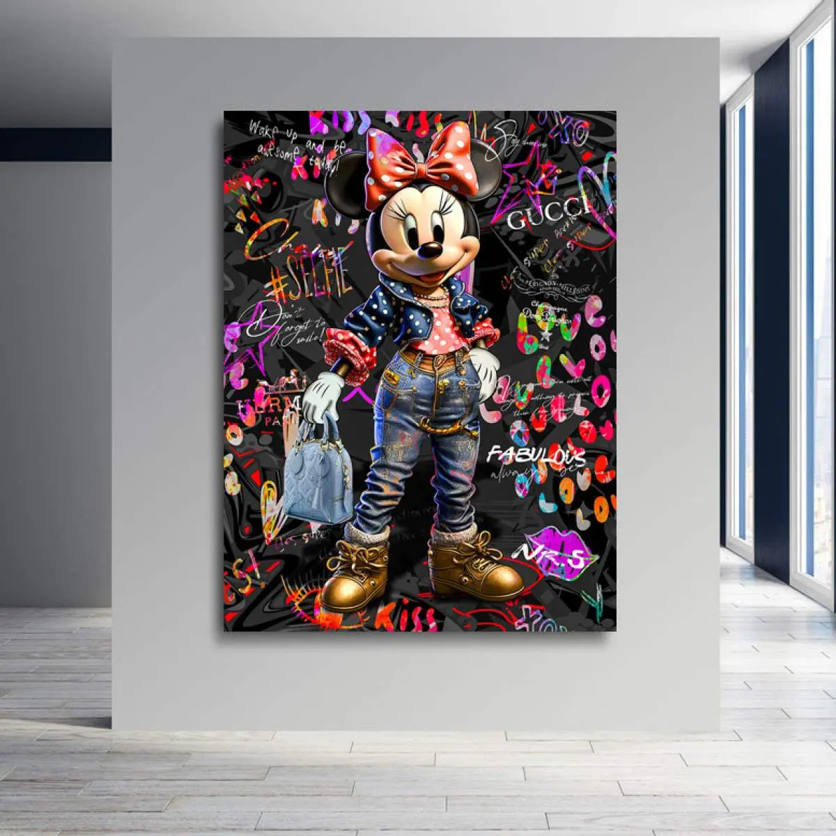 Wandbild Minnie Kunstgestalten24 Wandbild Minnie Kunstgestalten24