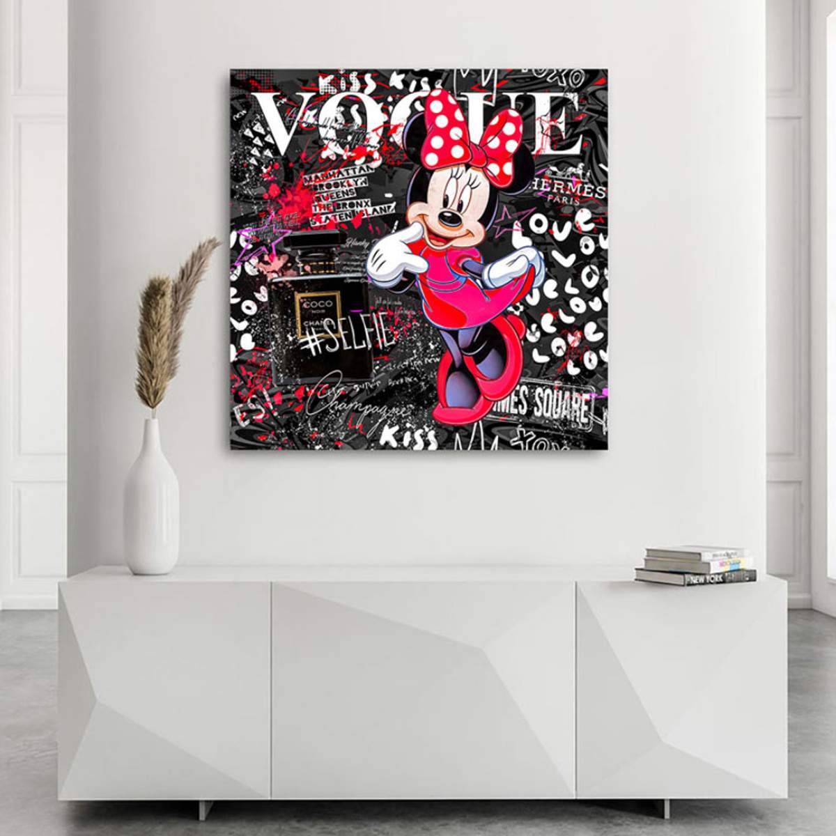 Minnie Wandbild von Kunstgestalten24