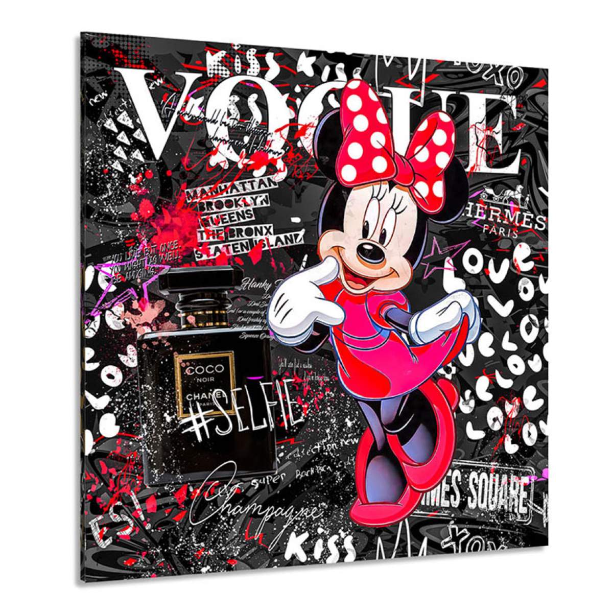 Minnie Wandbild von Kunstgestalten24