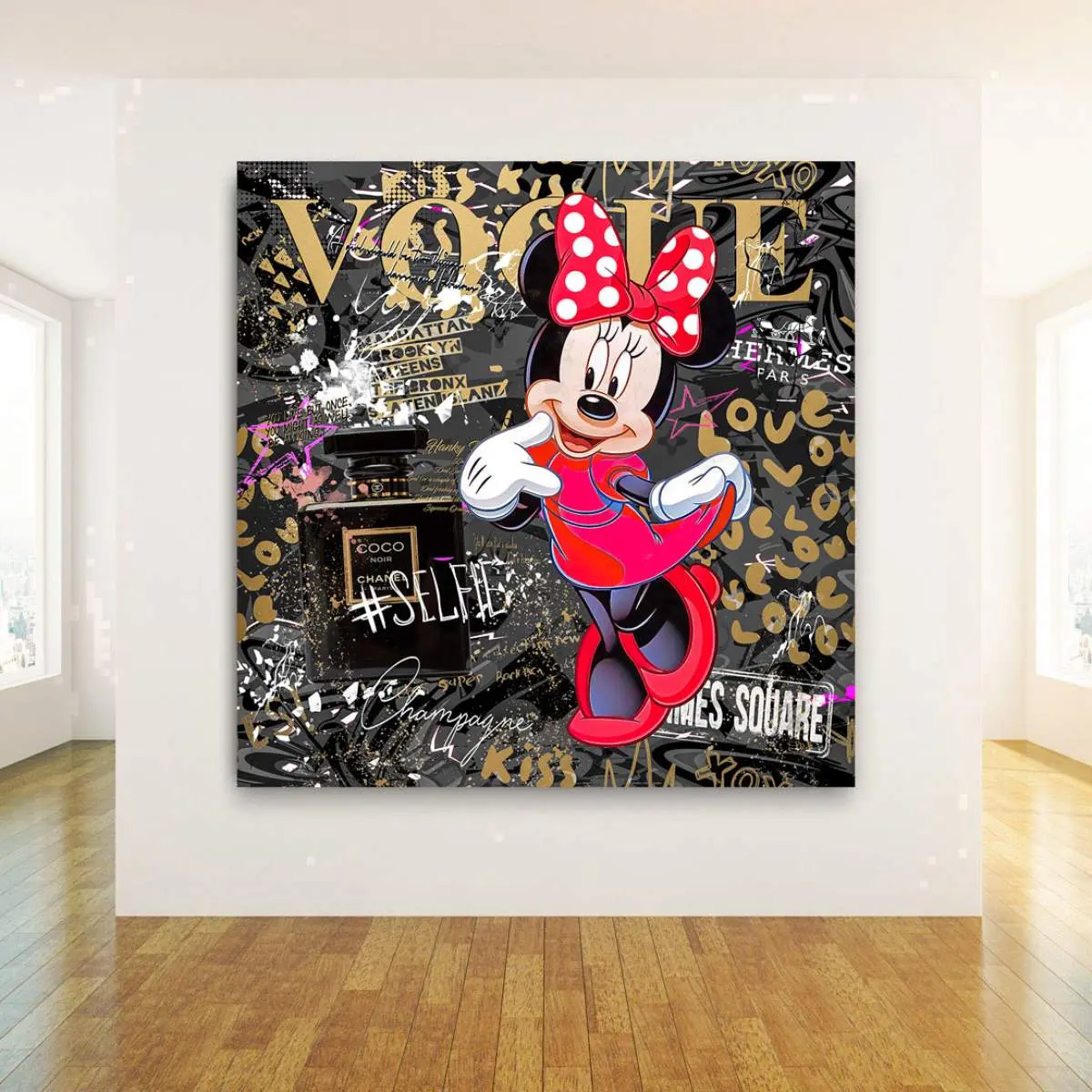 Minnie Wandbild von Kunstgestalten24