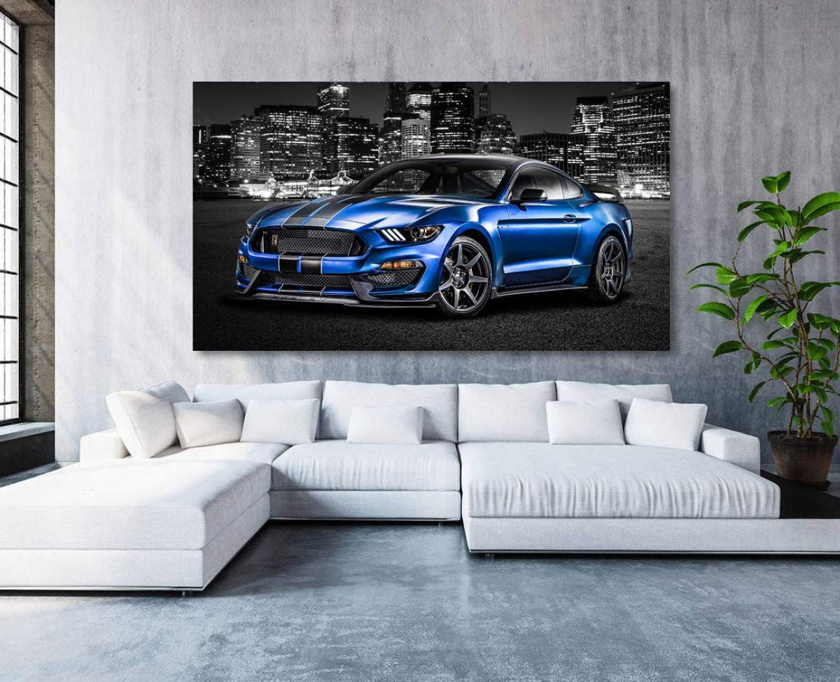 Ford Mustang Leinwandbilder von Roland Menzel | Kunstgestalten24