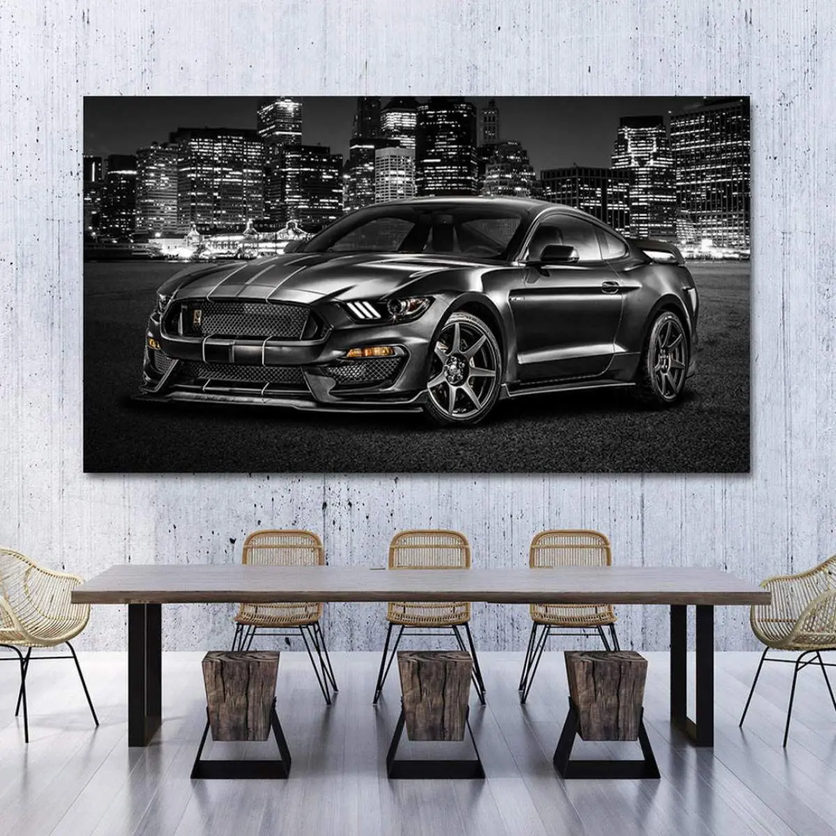 Ford Mustang Wandbilder von Roland Menzel | Kunstgestalten24