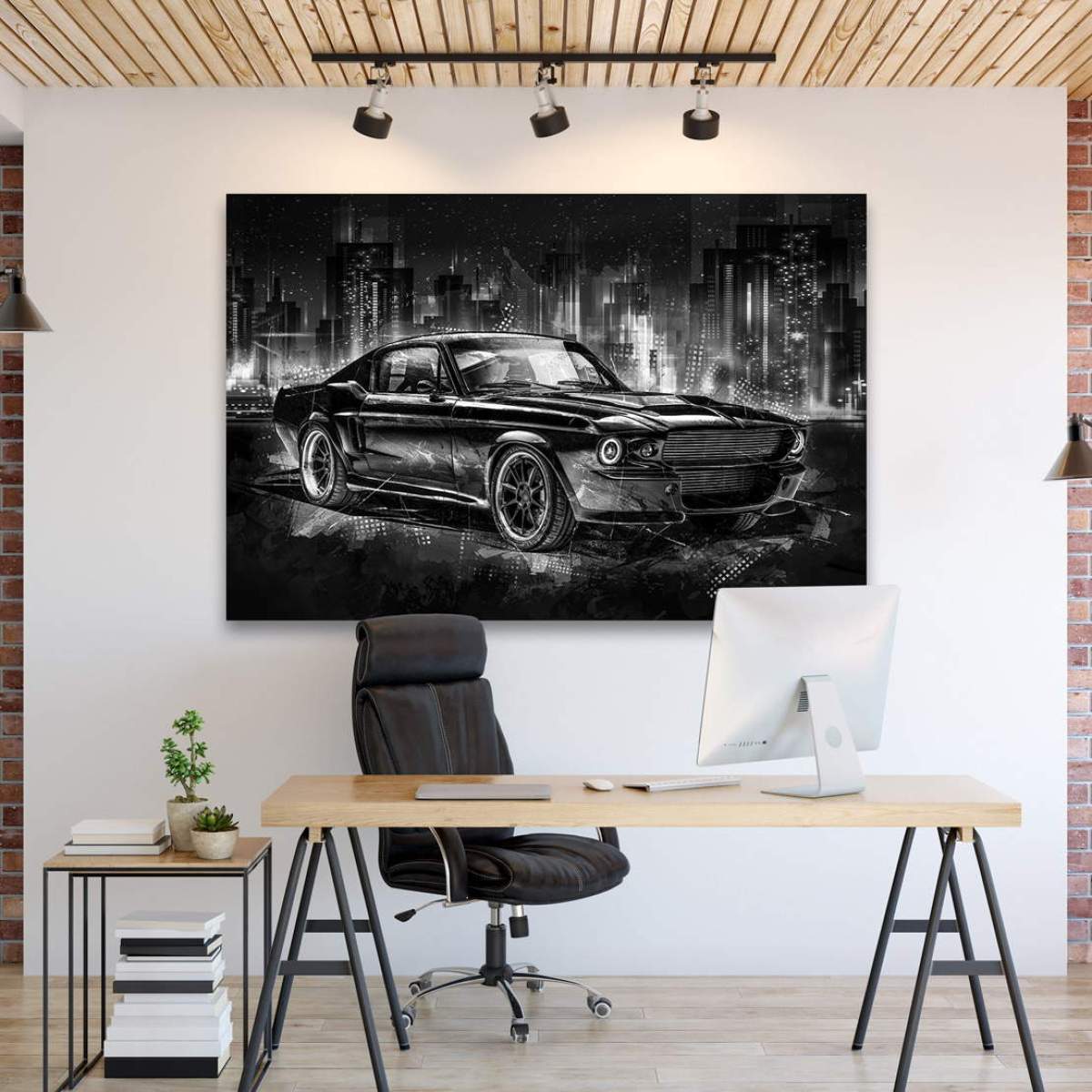 Leinwandbilder Ford Mustang von Roland Menzel