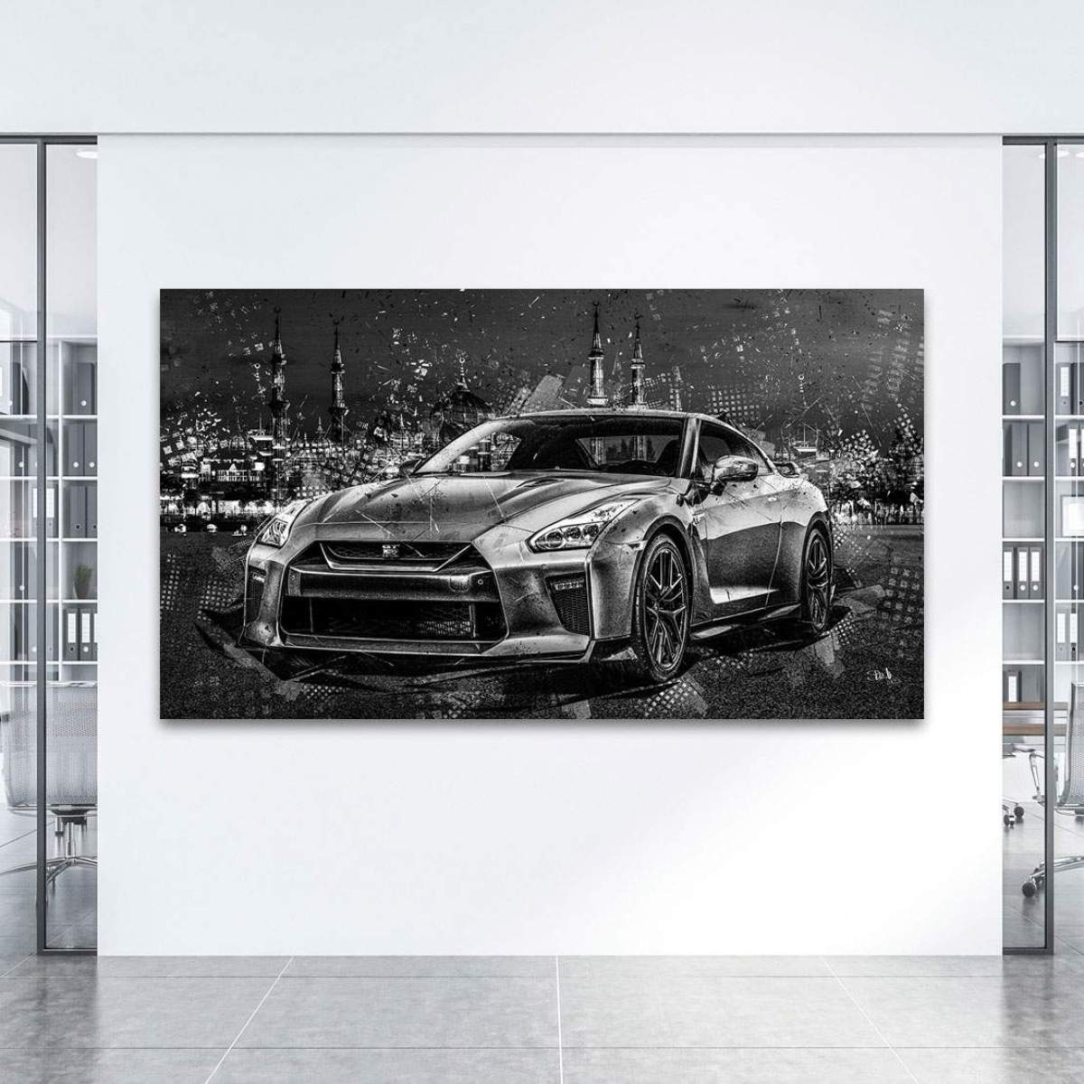 Wandbild Ford Mustang von Roland Menzel