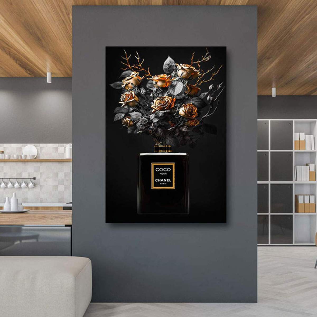 Chanel Leinwandbild von Kunstgestalten24