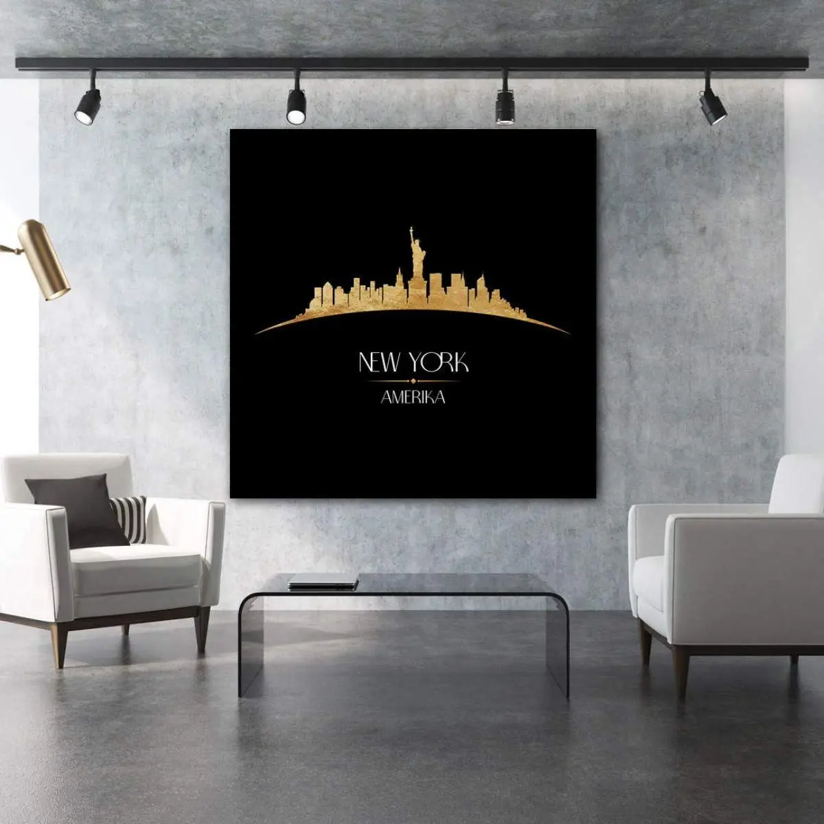 new york skyline wandbild von roland menzel