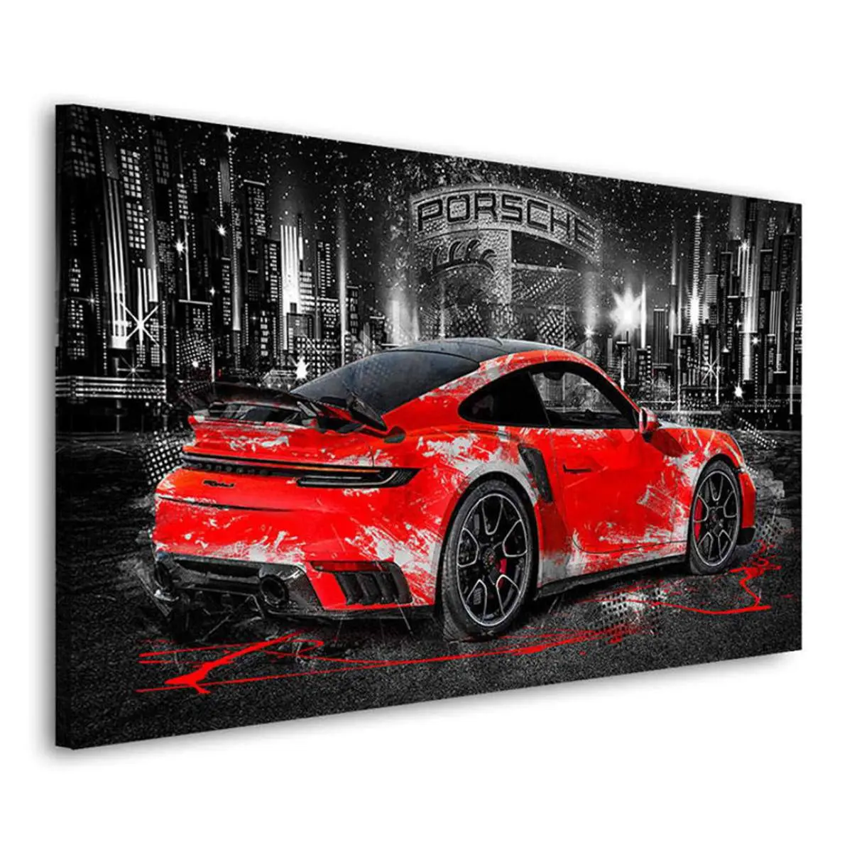 Wandbild Porsche 911Kunstgestalten24 Wandbild Porsche 911Kunstgestalten24