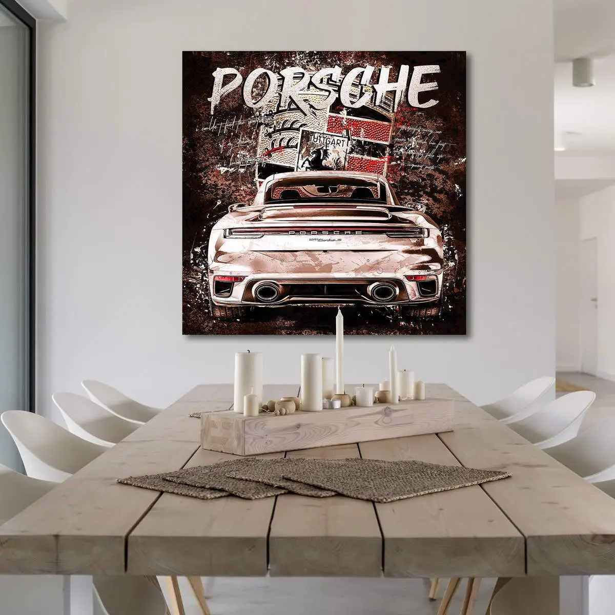 Porsche Wandbild Kunstgestalten24