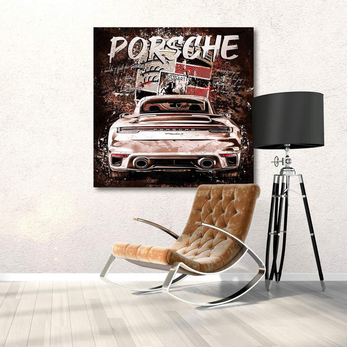 Porsche Wandbild Kunstgestalten24
