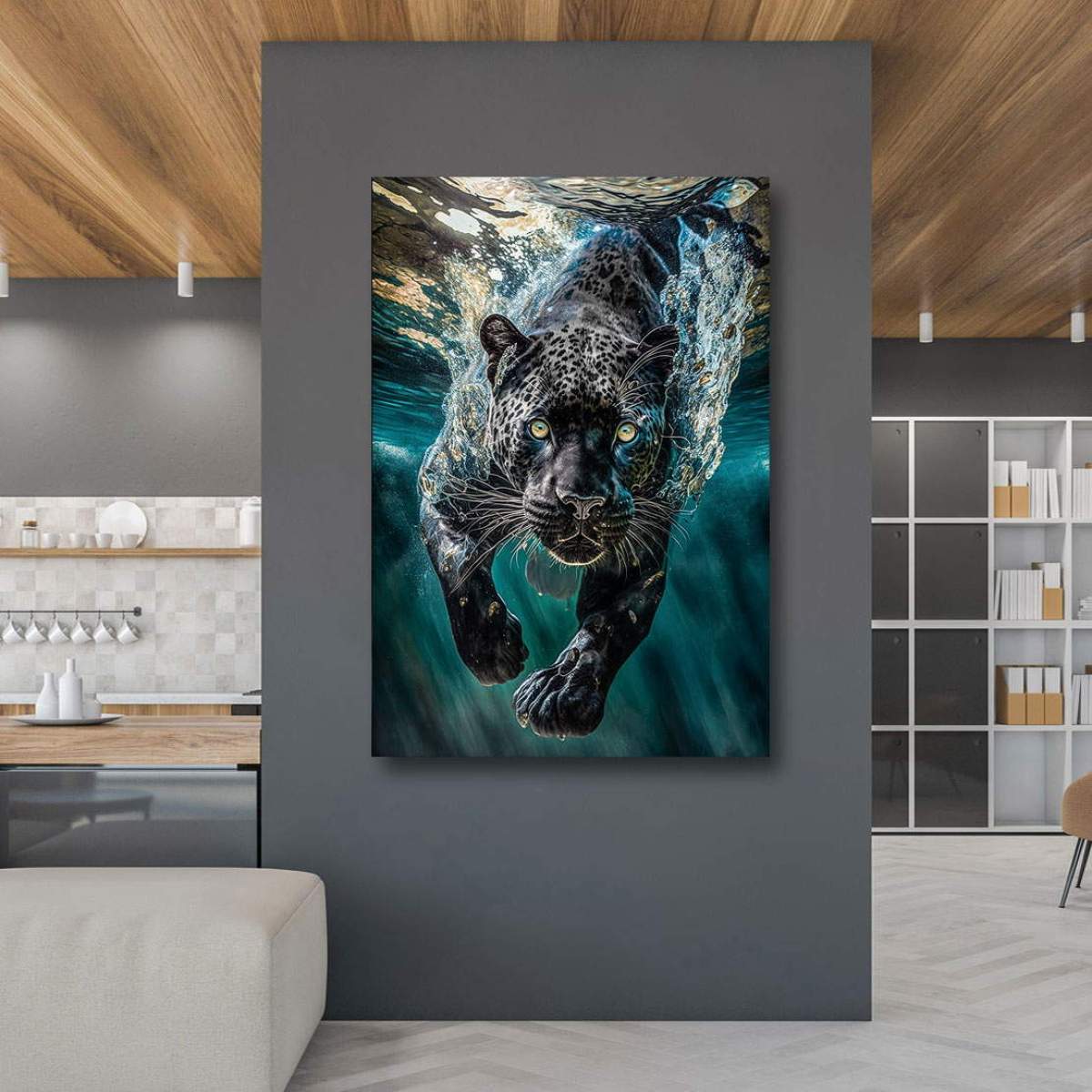 Tier Leinwandbild von Kunstgestalten24
