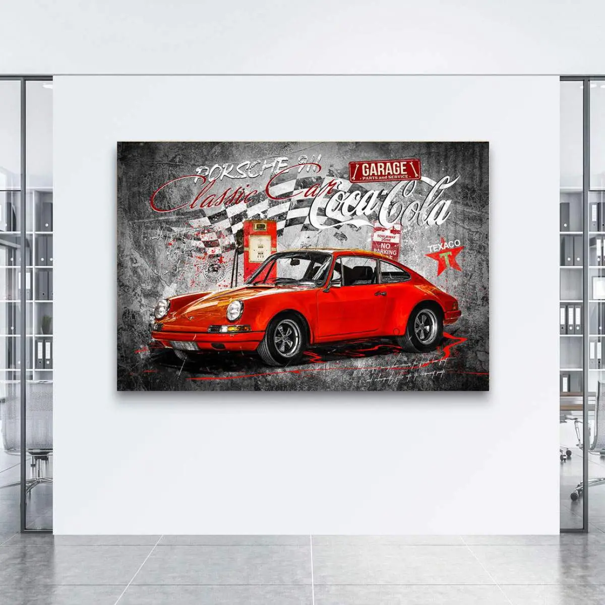 Porsche Leinwandbild von Kunstgestalten24