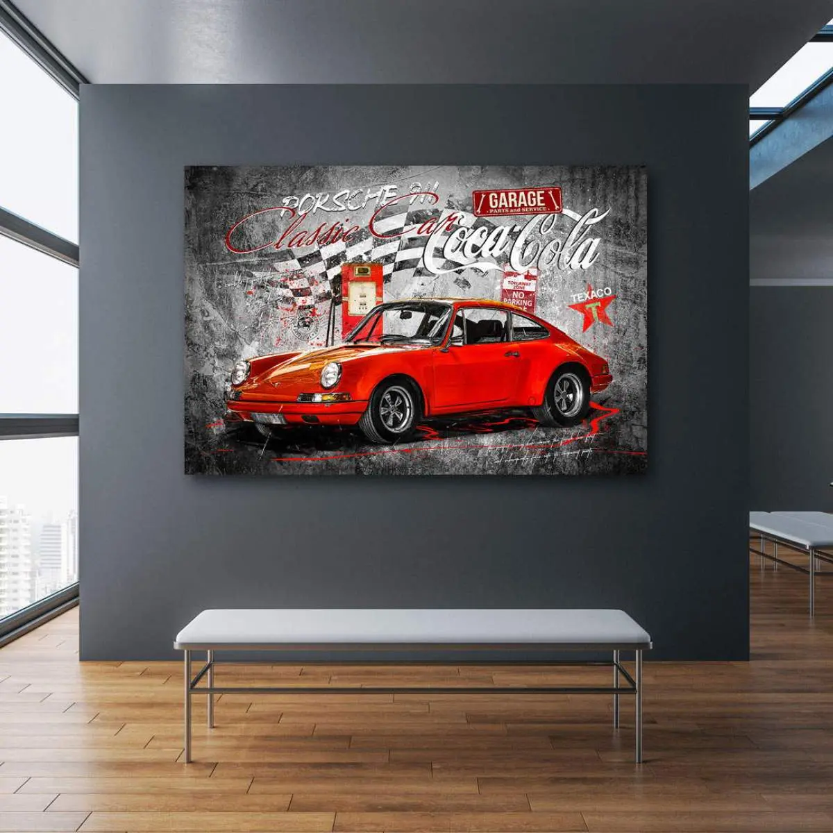 Porsche Leinwandbild von Kunstgestalten24