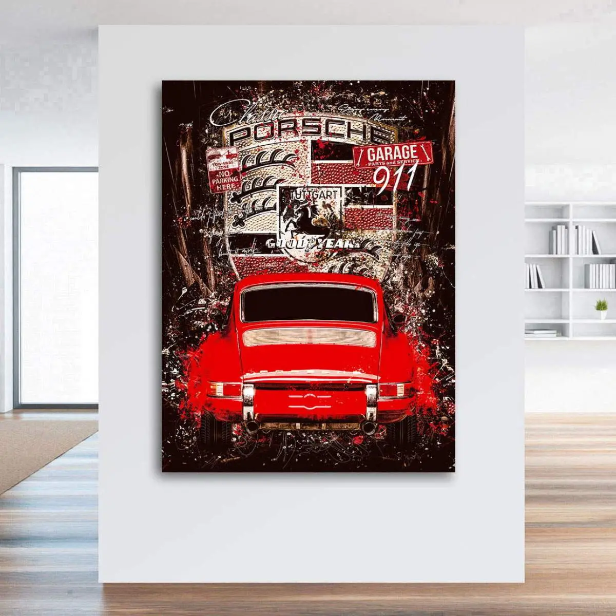 Porsche 911 Wandbild Kunstgestalten24