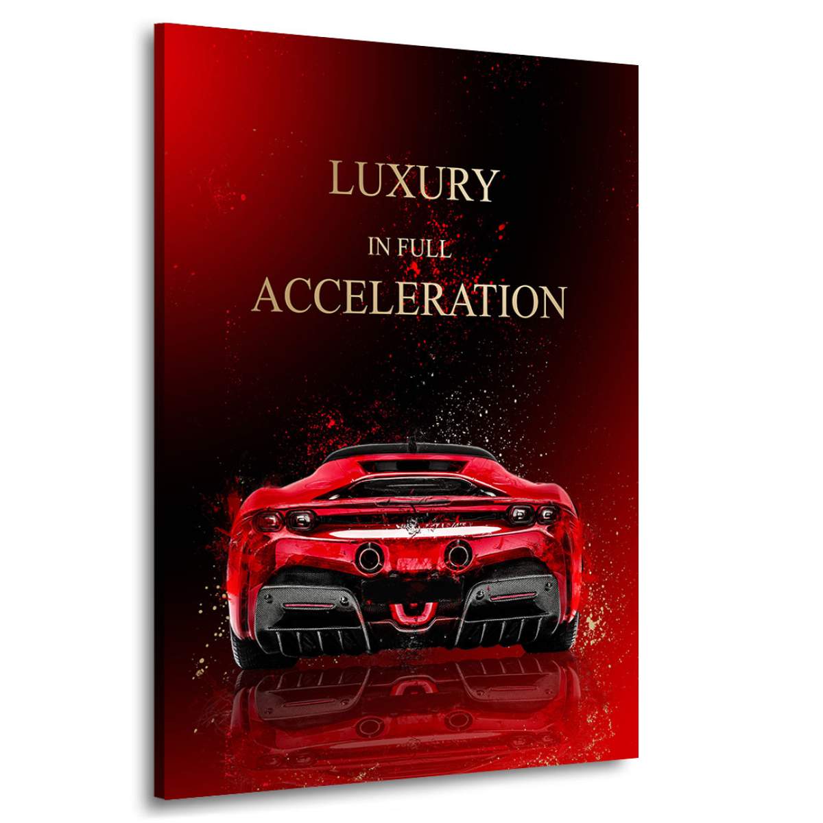Ferrari Auto Wandbild Kunstgestalten24