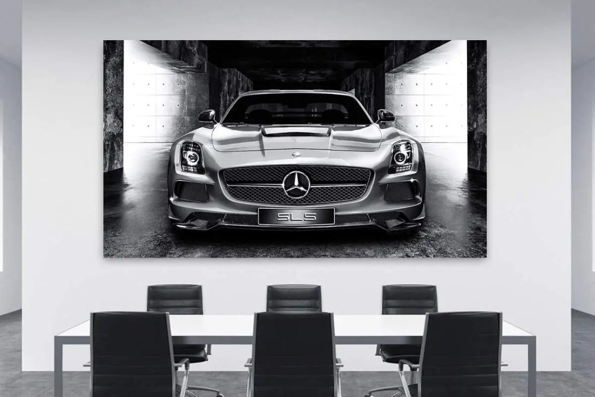 Mercedes-SLS-Kunstdruck