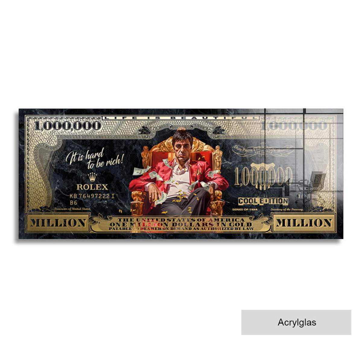 Wandbild Scraface Kunstgestalten24Cobra von Kunstgestalten24