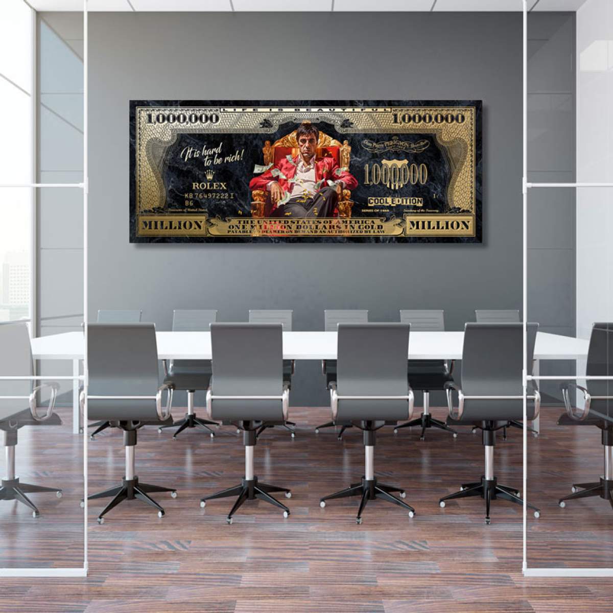 Wandbild Scraface Kunstgestalten24Cobra von Kunstgestalten24