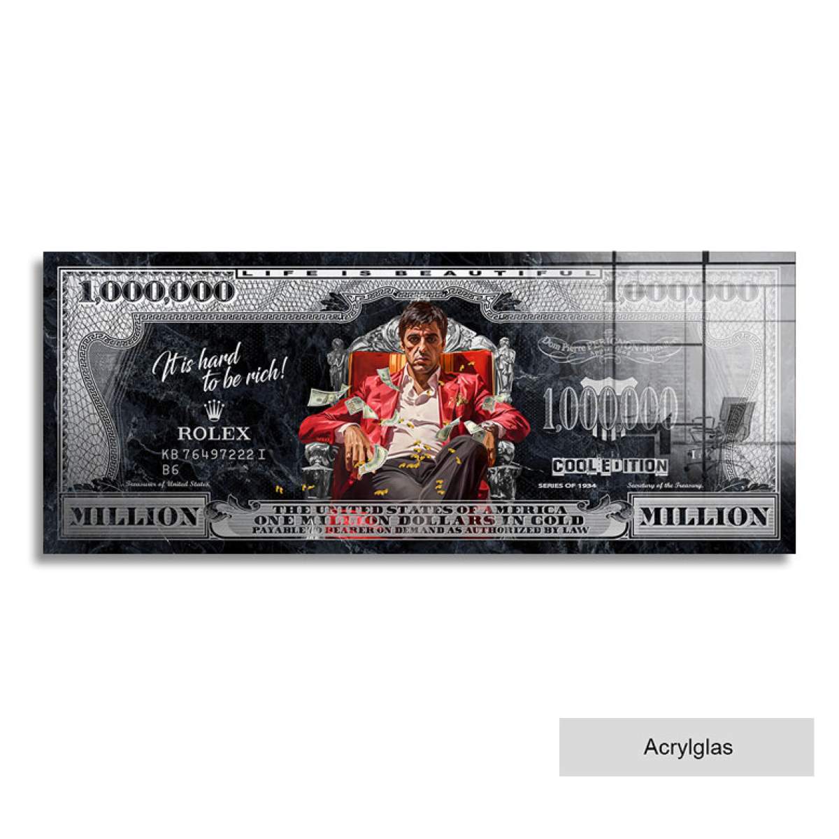 Wandbild Scraface Kunstgestalten24Cobra von Kunstgestalten24