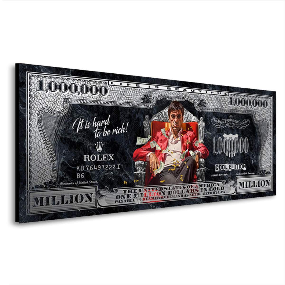 Wandbild Scraface Kunstgestalten24Cobra von Kunstgestalten24