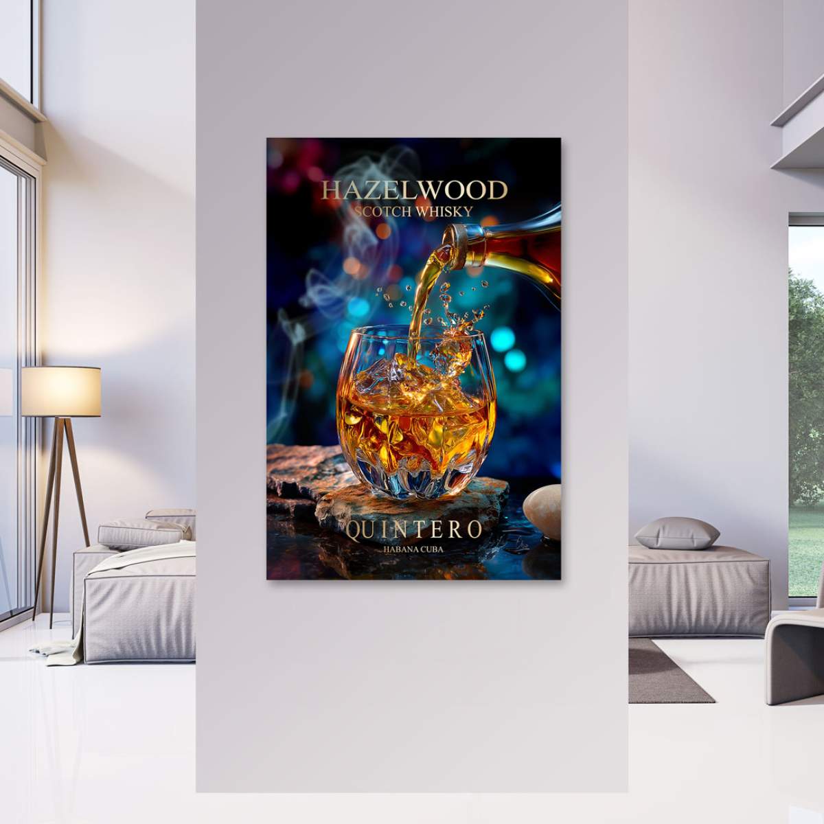 Whisky Wandbild Kunstgestalten24 Whisky Wandbild Kunstgestalten24