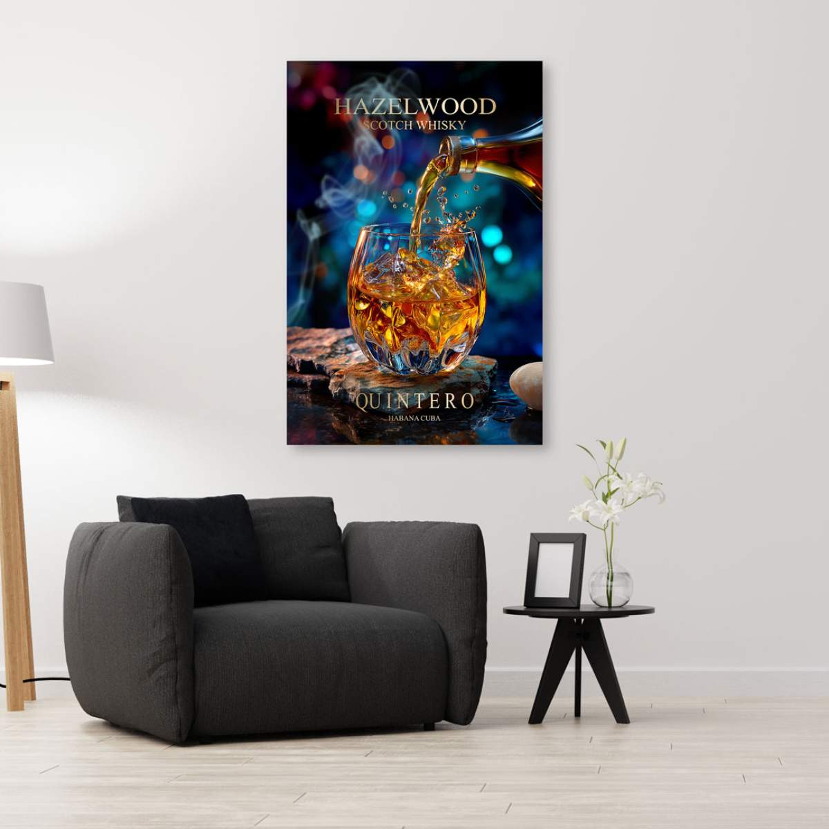 Whisky Wandbild Kunstgestalten24 Whisky Wandbild Kunstgestalten24