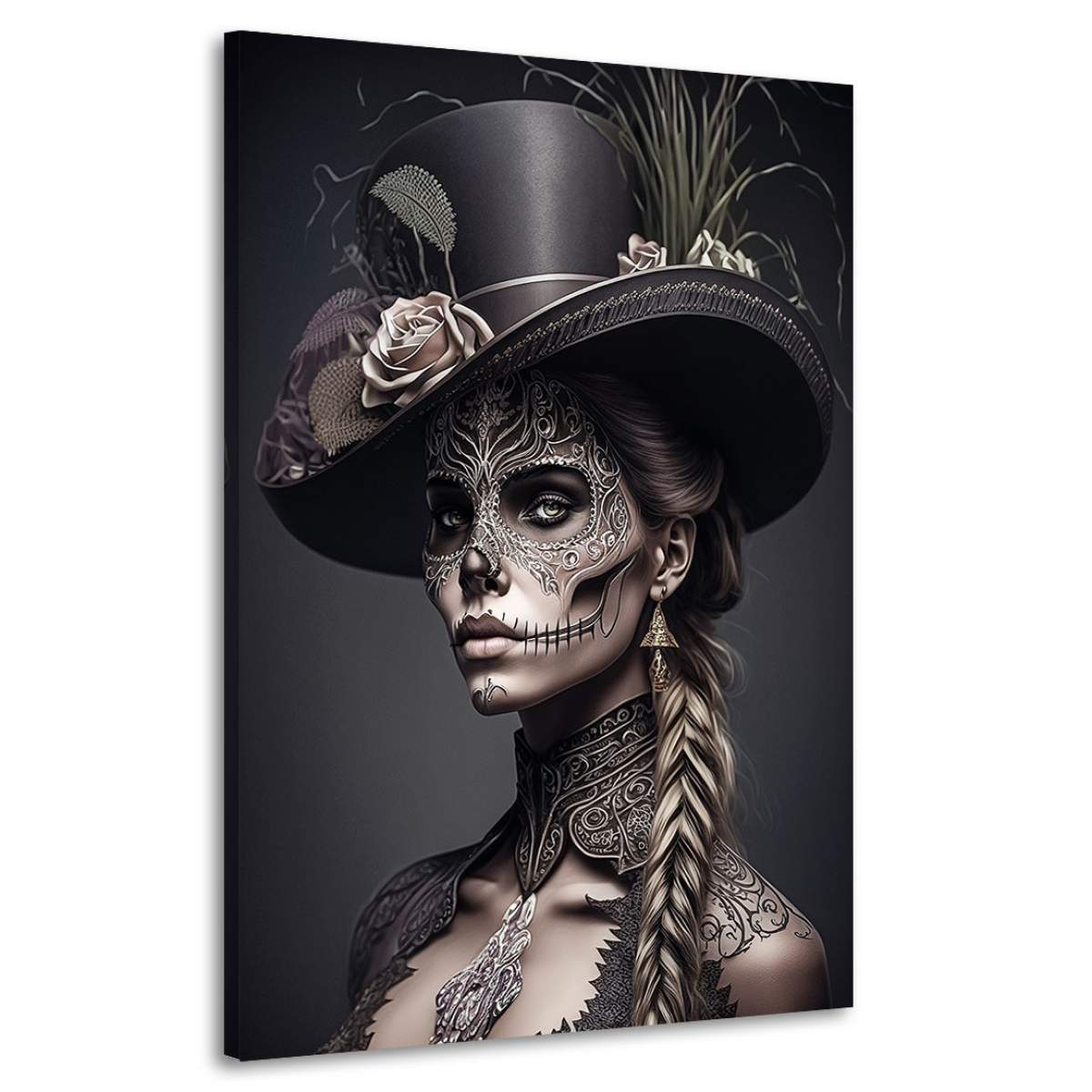 La Catrina Wandbild von Kunstgestalten24