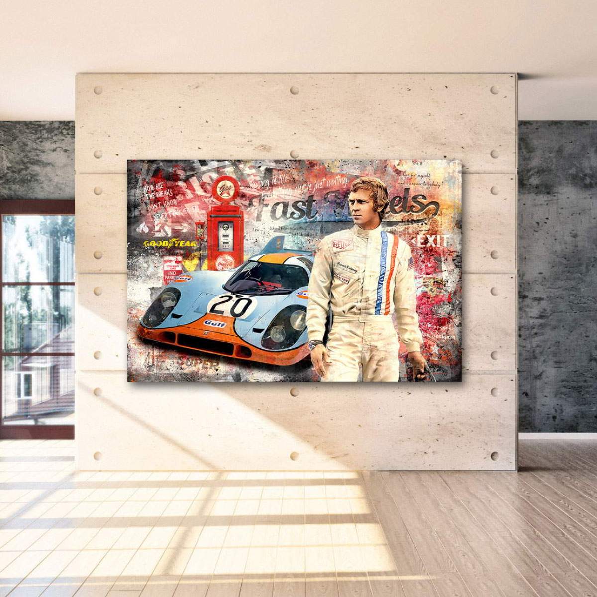 Porsche Leinwandbilder von Ron Danell