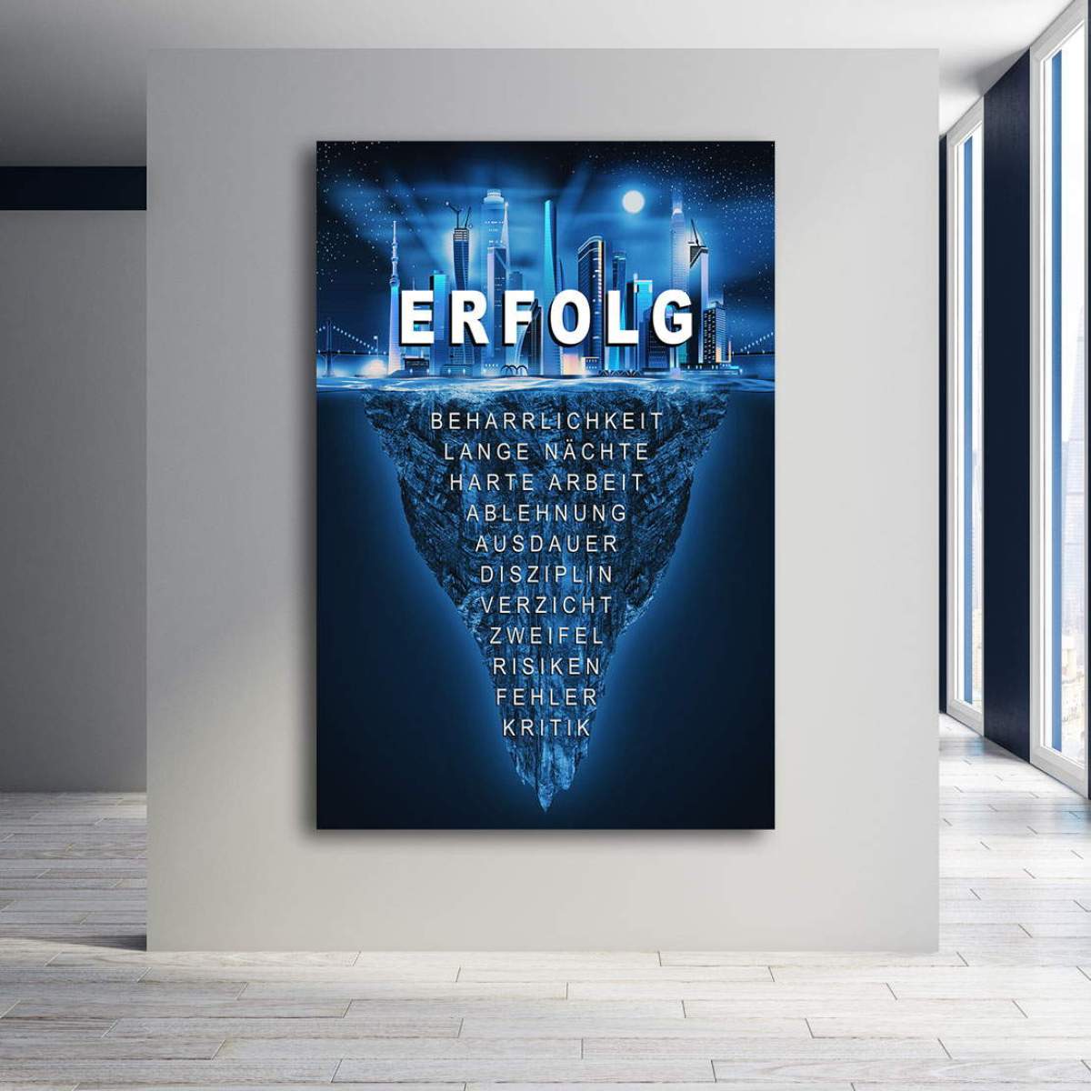 Motivations Wandbild von Kunstgestalten24