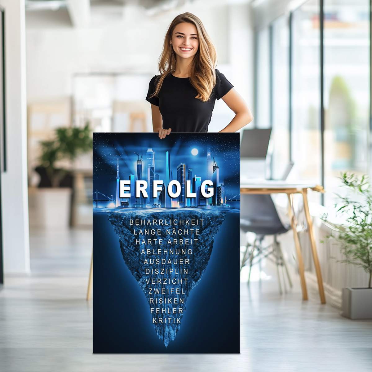 Leinwandbild Motivation New York Stadt des Erfolges