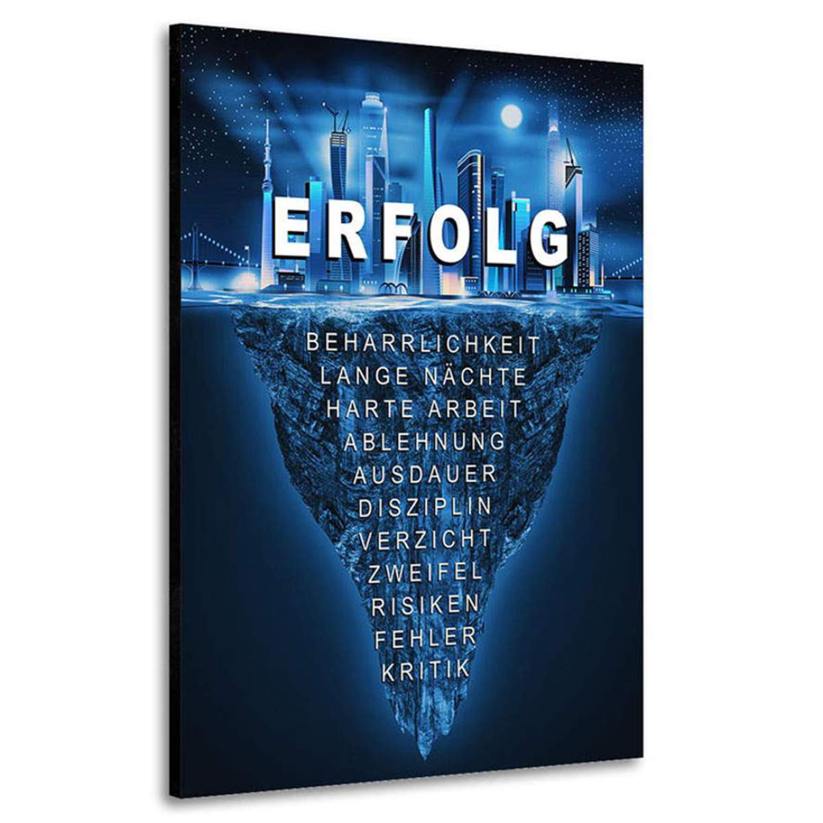 Motivations Wandbild von Kunstgestalten24