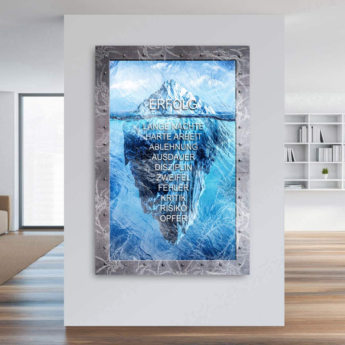 Motivations Wandbild von Kunstgestalten24