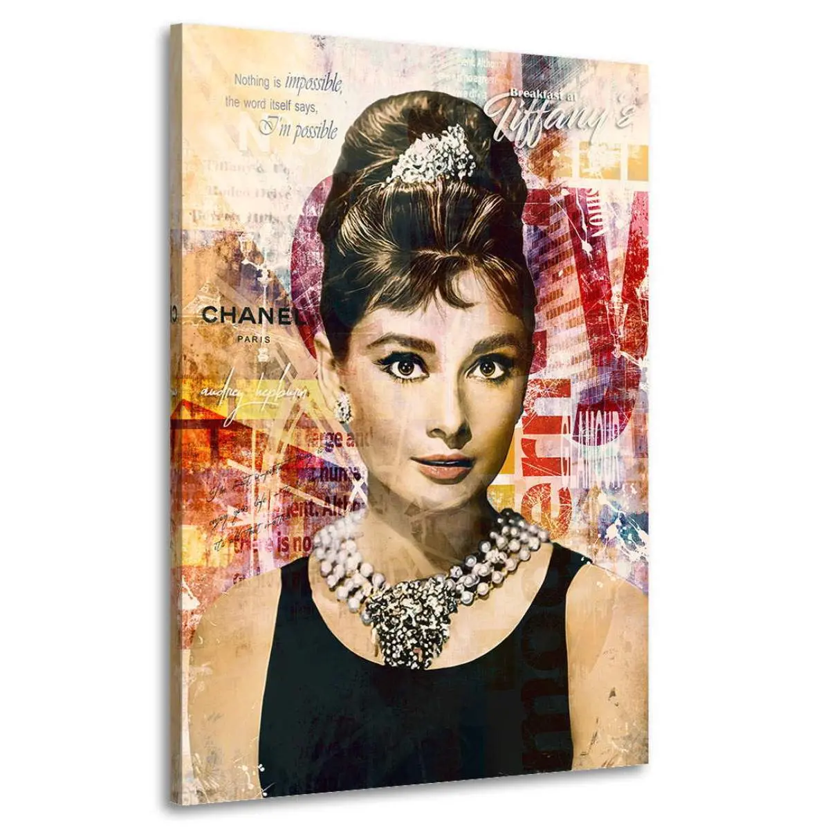 Audrey Hepburn von Ron Danell Kunstgestalten24
