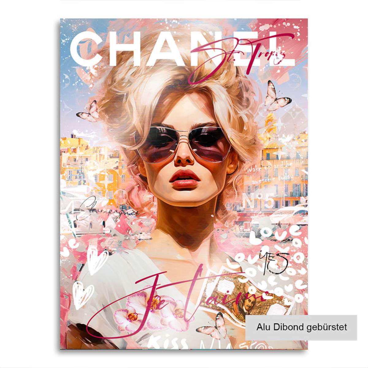 Pop Art Wandbild Kunstgestalten24