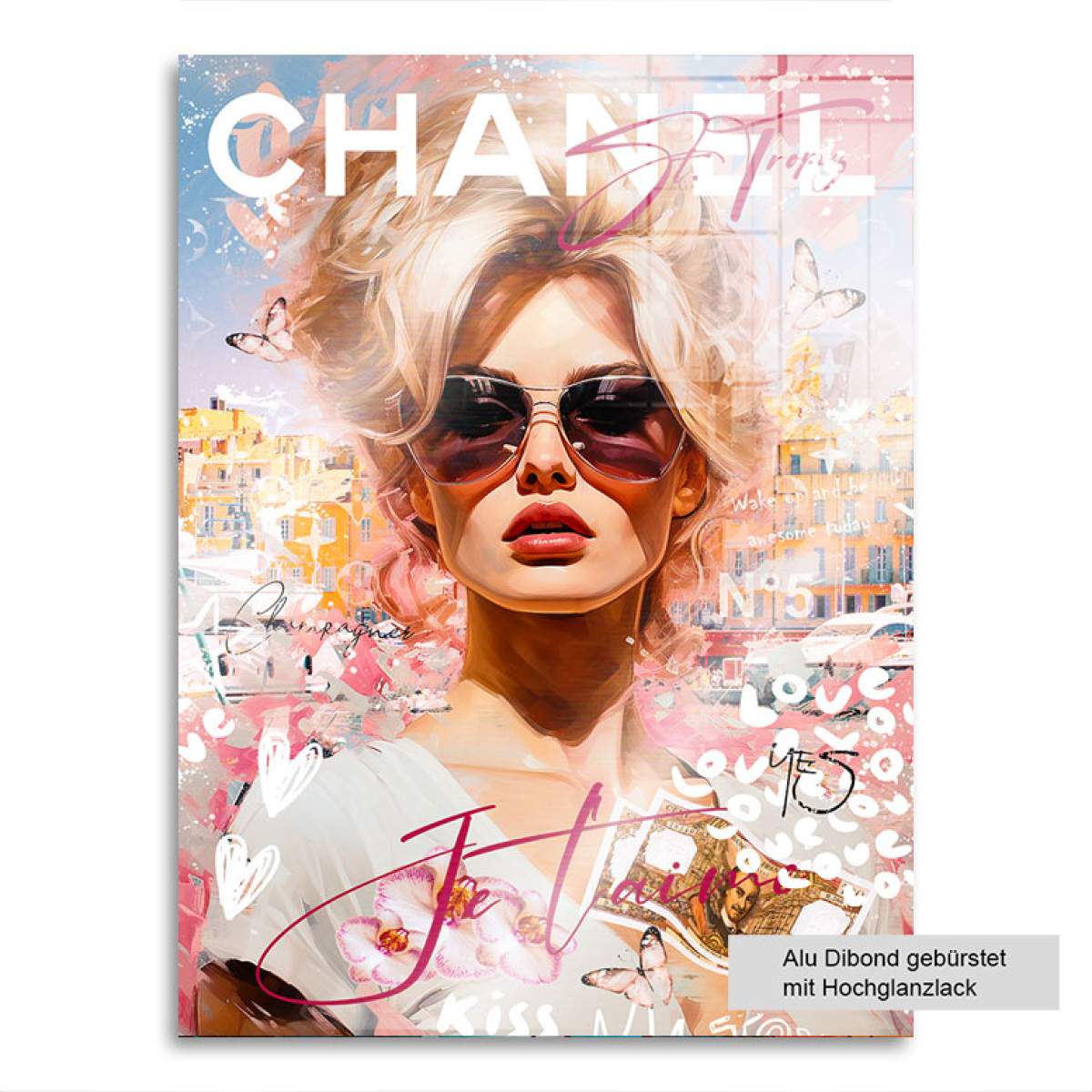 Pop Art Wandbild Kunstgestalten24