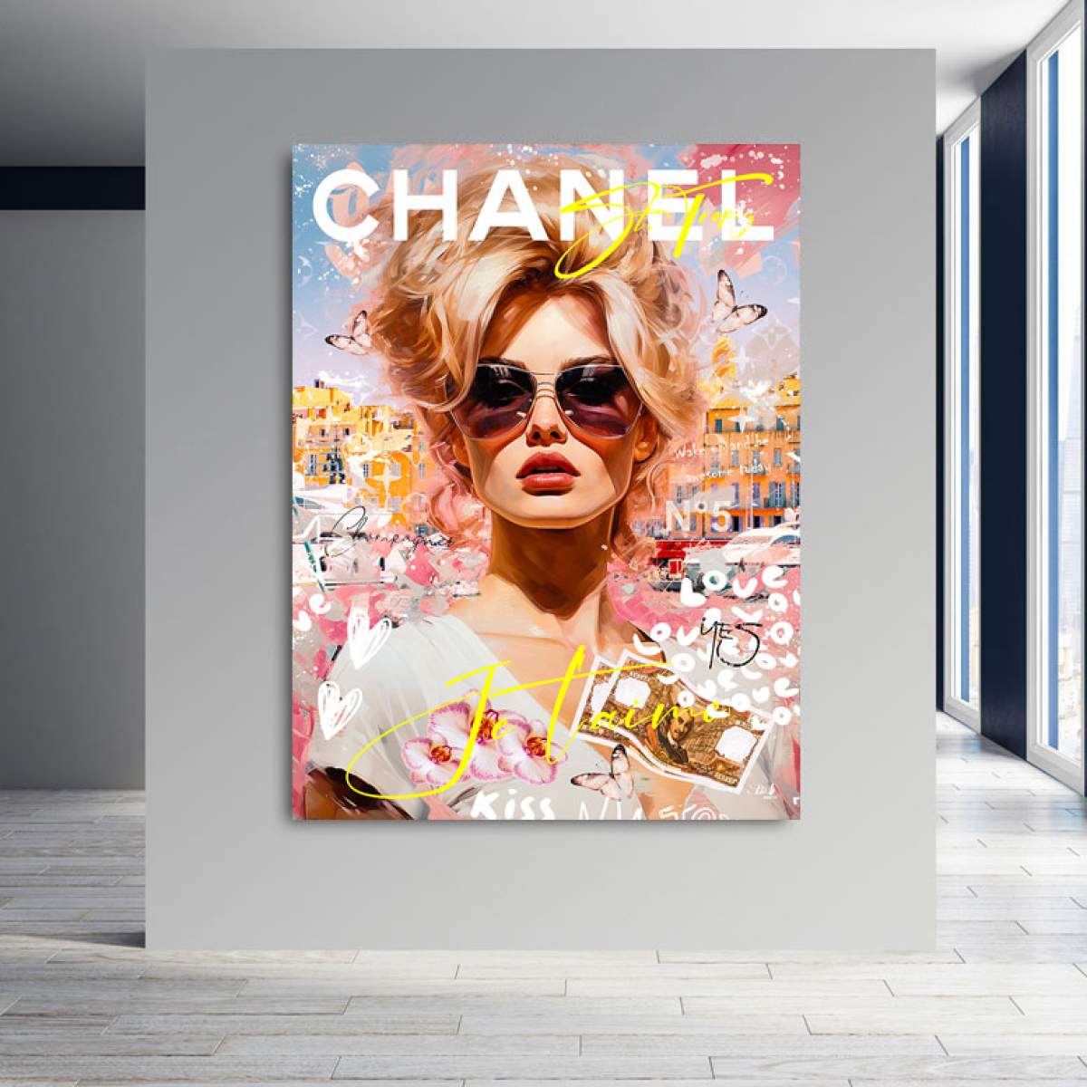 Pop Art Wandbild Kunstgestalten24
