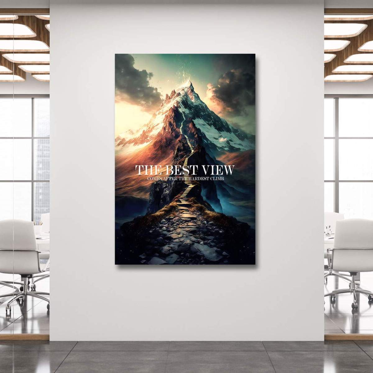 Motivations Leinwandbild von Kunstgestalten24