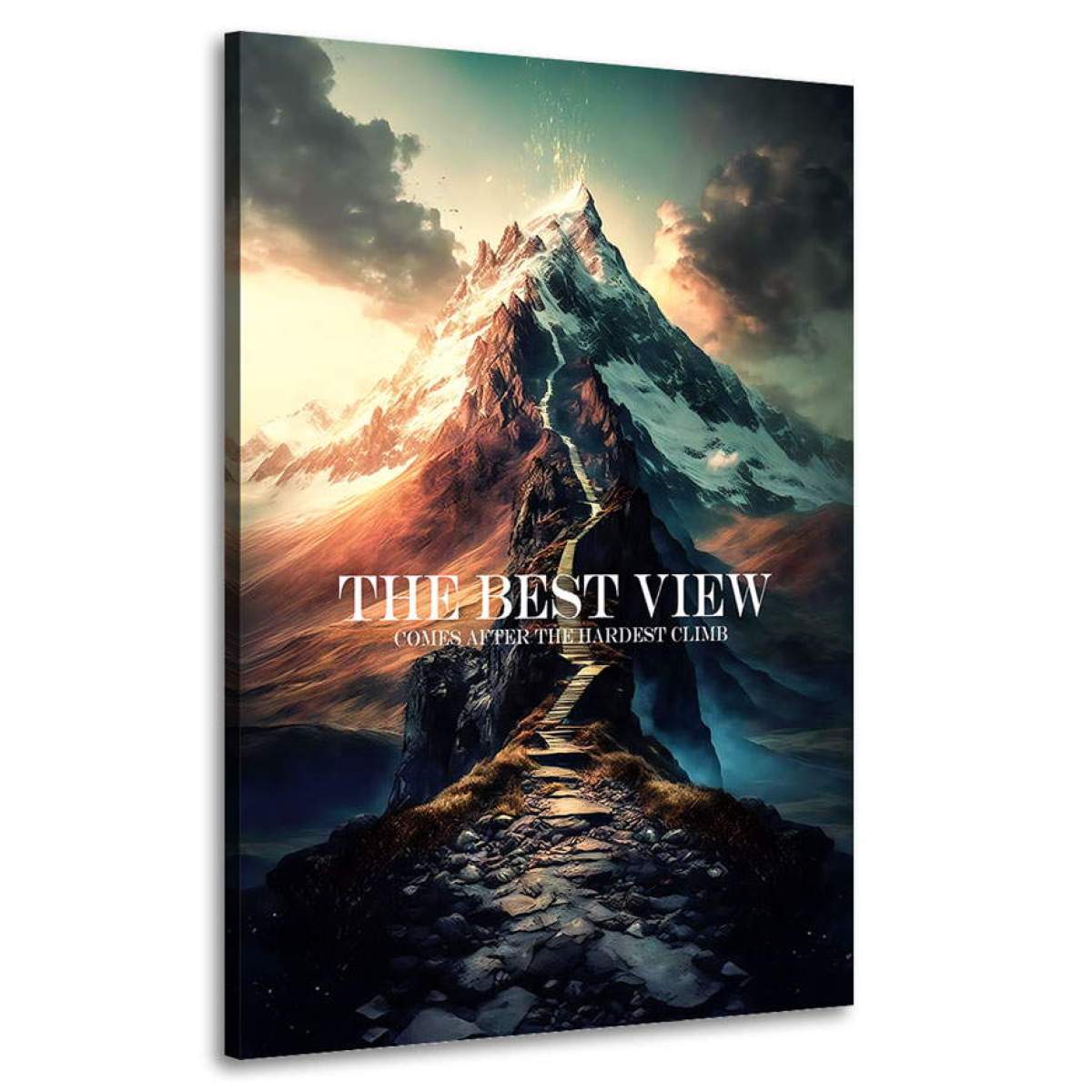 Motivations Leinwandbild von Kunstgestalten24