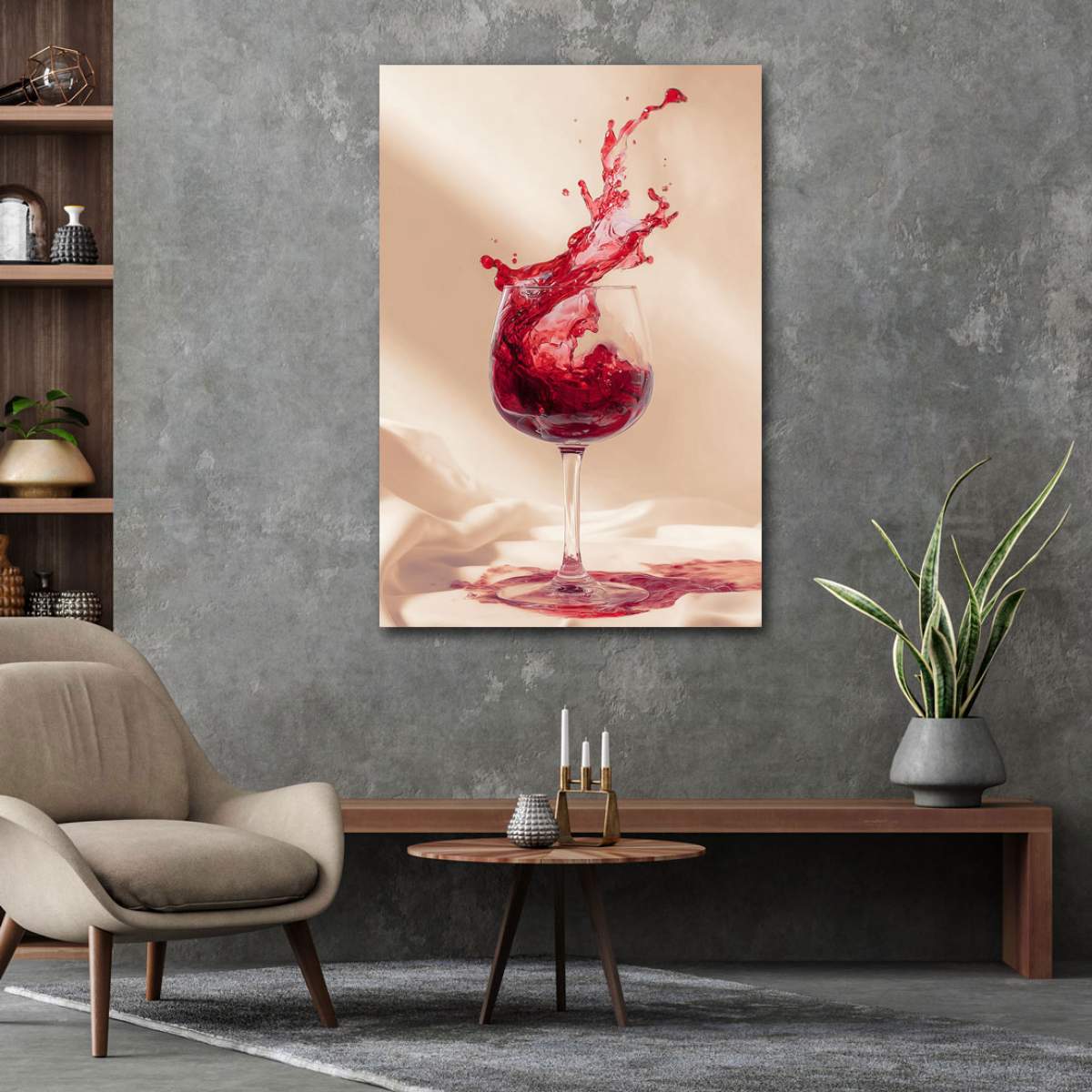 Wein Wandbild Kunstgestalten24