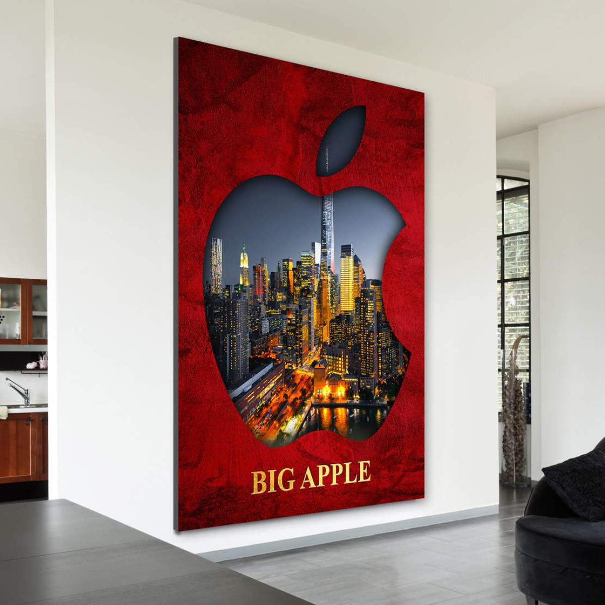 Big Apple Leinwandbild von Ron Danell | Kunstgestalten24