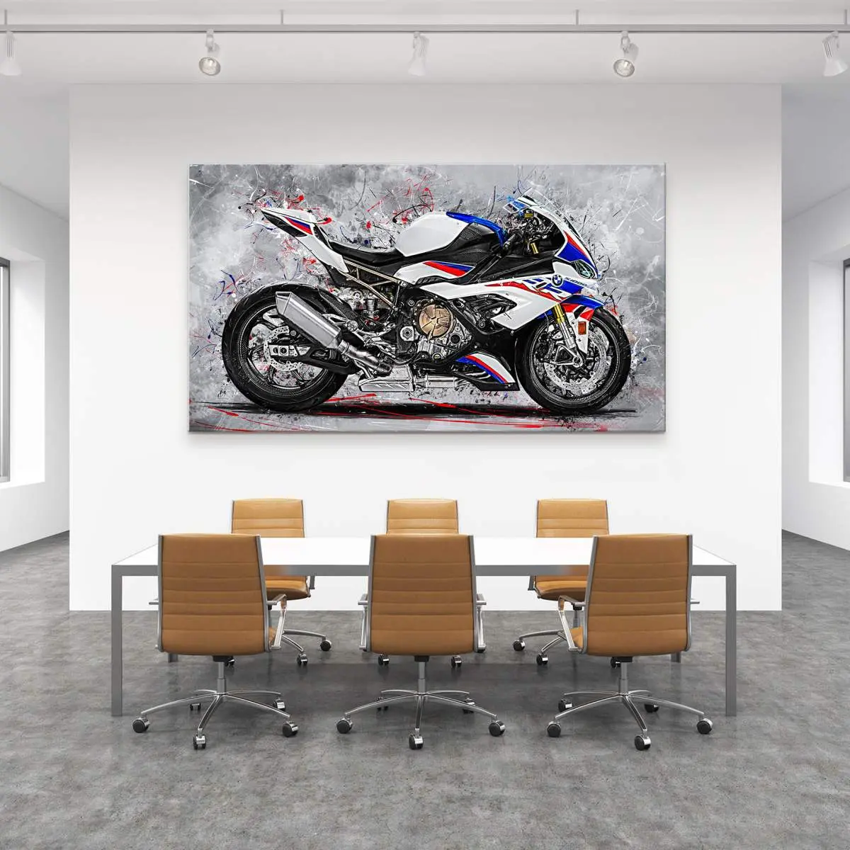 Wandbild Leinwandbild BMW S1000RR 2019