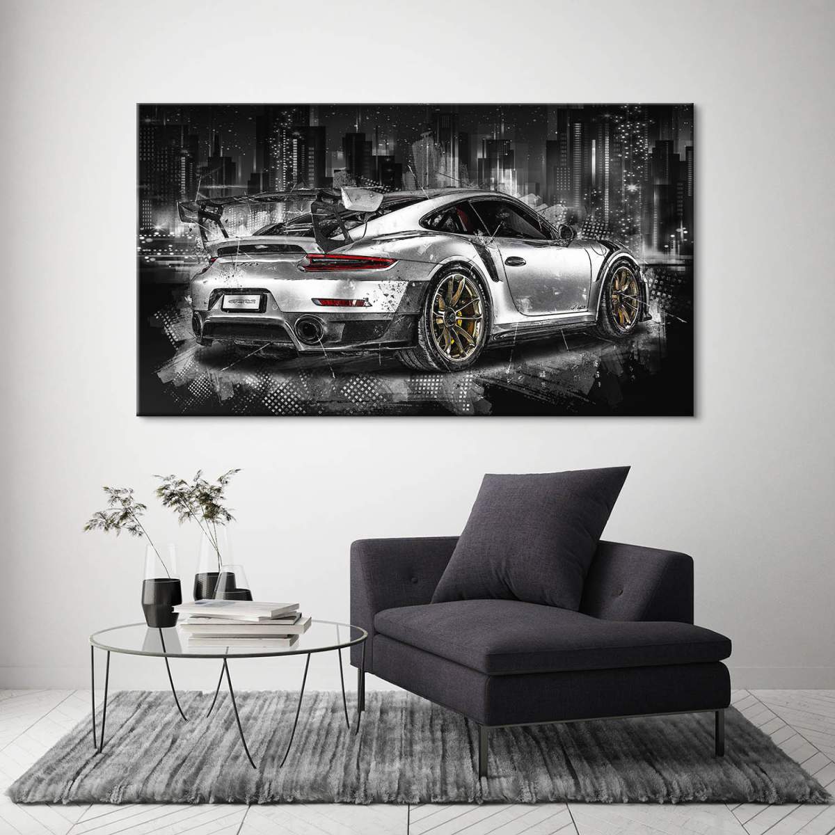 Leinwandbild Porsche GT2