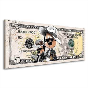 Mickey Leinwandbild von Kunstgestalten24