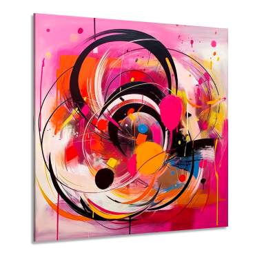 Abstraktes Wandbild von Kunstgestalten24