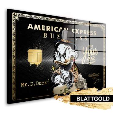 Amex Pop Art Bild von Kunstgestalten24