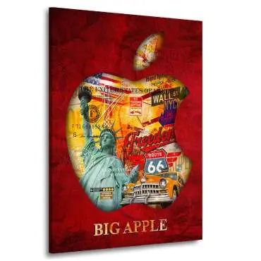 Wandbild Leinwandbild New York Big Apple Pop Art