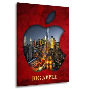 Big Apple Leinwandbild von Ron Danell | Kunstgestalten24